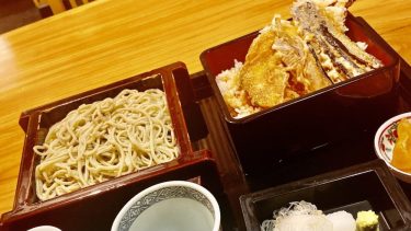 【本陣房 新橋店 】（＠港区・新橋）本格お蕎麦屋さんのランチ限定海老天重