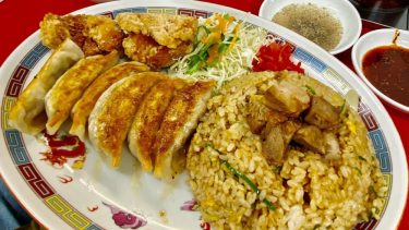【大阪王将・三河島店】（＠荒川区・三河島）超ガッツリ！ザ男飯の三河島店限定メニュー
