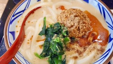 【丸亀製麺|うま辛坦々うどん】2022年10月25日〜11月末の限定メニュー