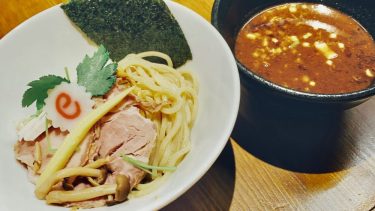 【 馳走麺 狸穴 】（＠豊島区_池袋）ラーメン激戦区”池袋”でトップクラスの人気の”濃厚つけ麺”